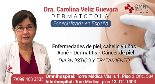 CAROLINA VELIZ DERMATOLOGA GUAYAQUIL