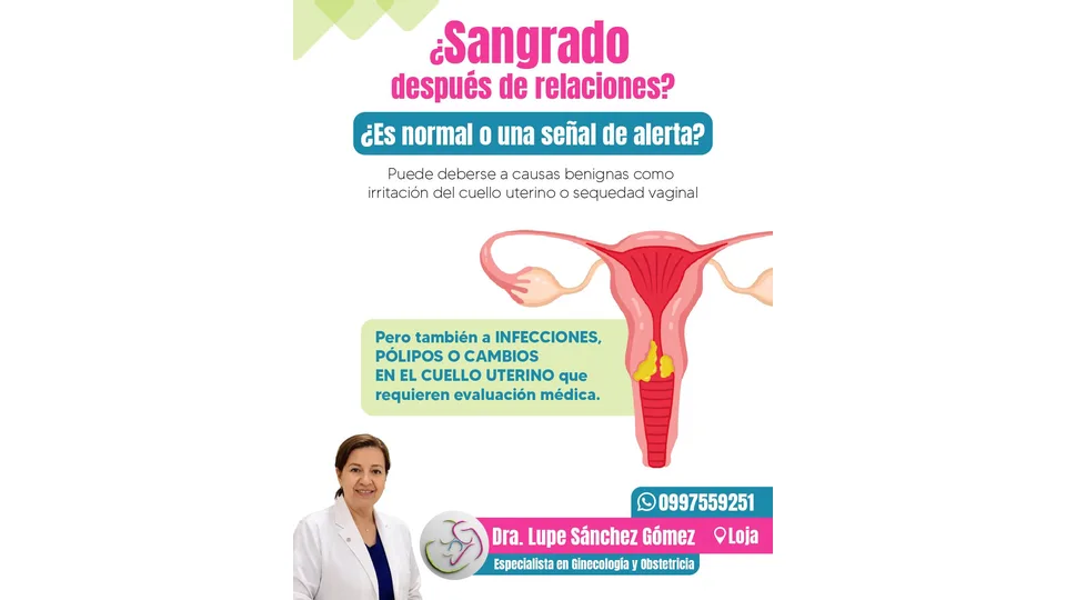 Imagen sobre Sangrado después de las relaciones: cuándo consultar