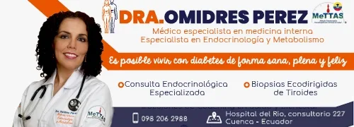 Dra. Omidres Pérez, endocrinóloga en Cuenca