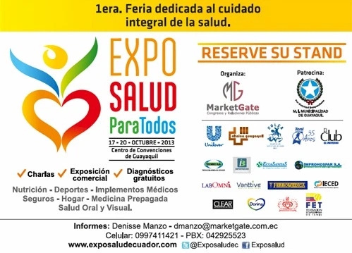 FERIA ESPOSALUD Guayaquil, 17 AL 20 DE OCTUBRE DEL 2013