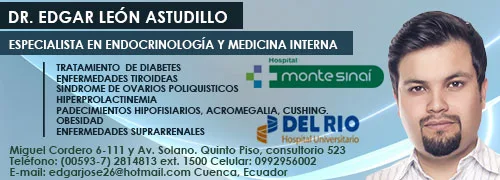 Dr. Edgar León Astudillo, endocrinólogo en Cuenca