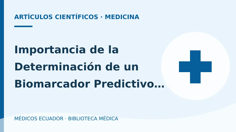 Ilustración informativa de Importancia de la Determinación de un Biomarcador Predictivo de Respuesta en C?/span>ncer de Colorectal Avanzado