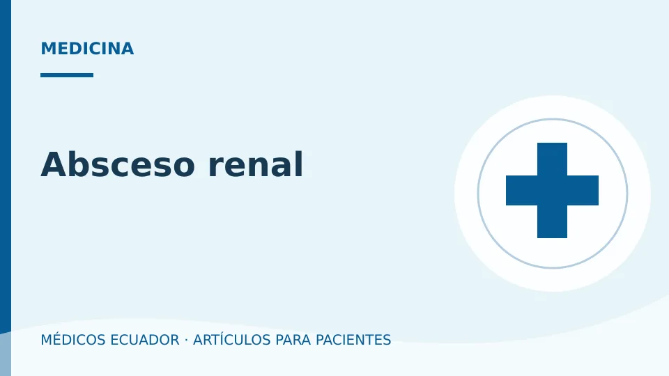 Imagen del artículo Absceso renal