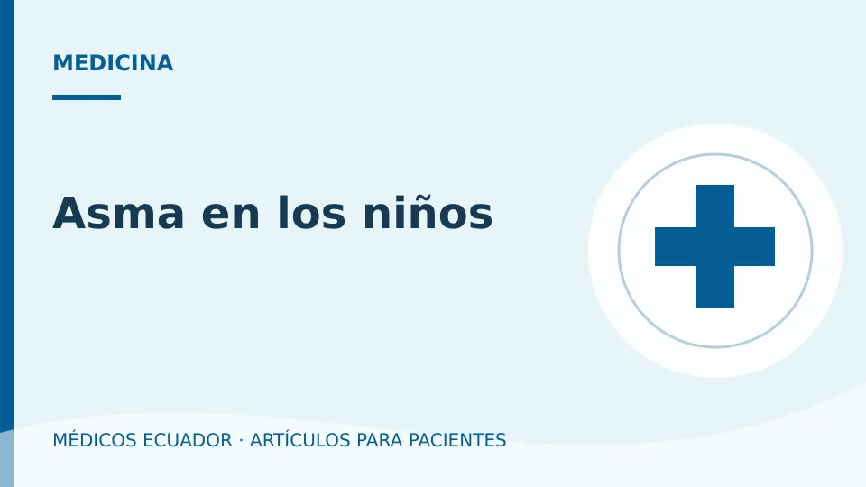 Imagen del artículo Asma en los niños