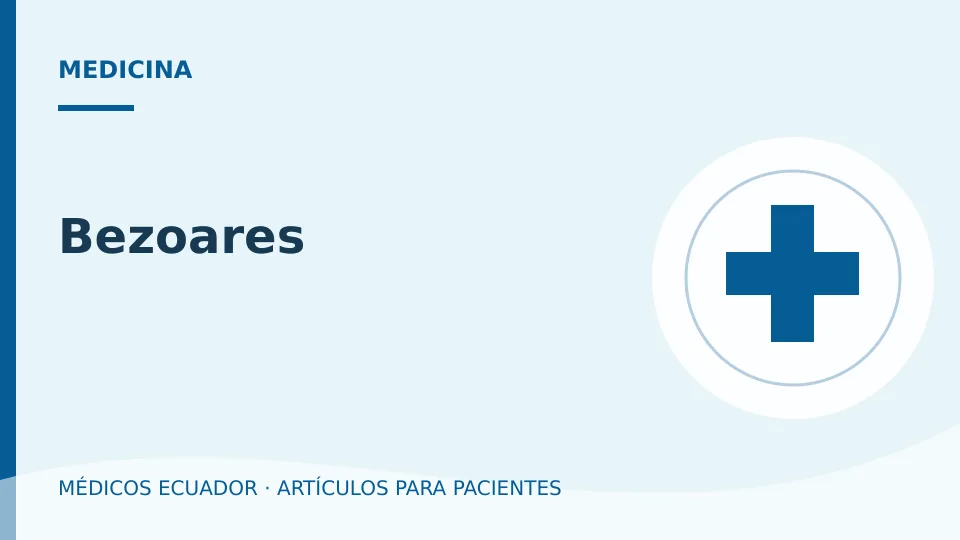 Imagen del artículo Bezoares