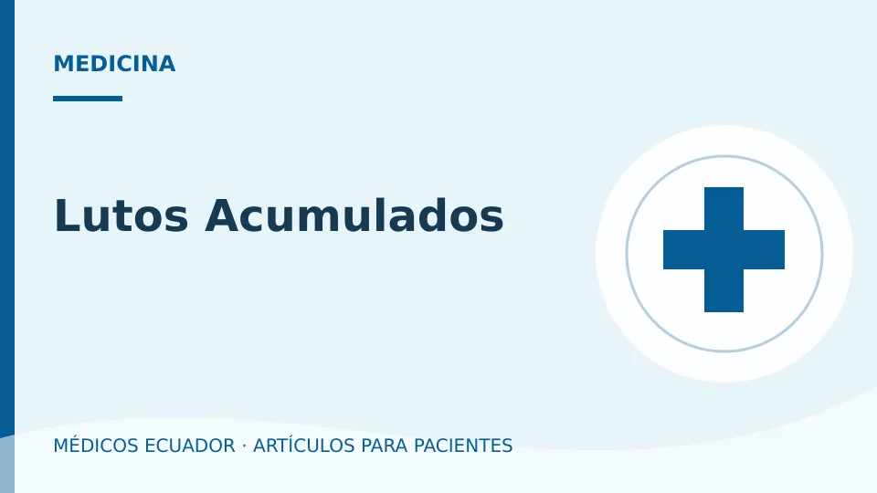 Imagen del artículo Lutos Acumulados