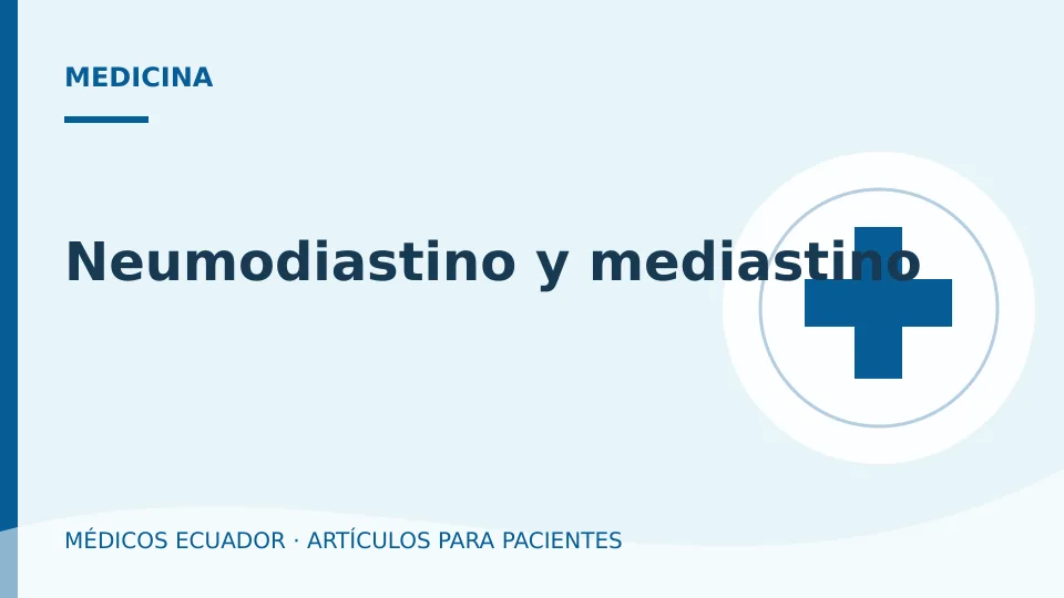 Imagen del artículo Neumodiastino y mediastino