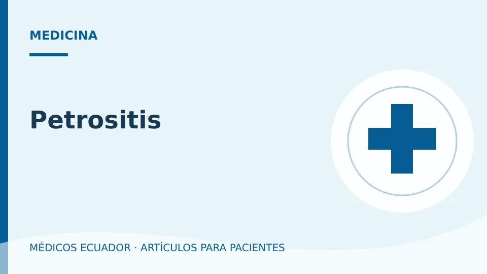 Imagen del artículo Petrositis