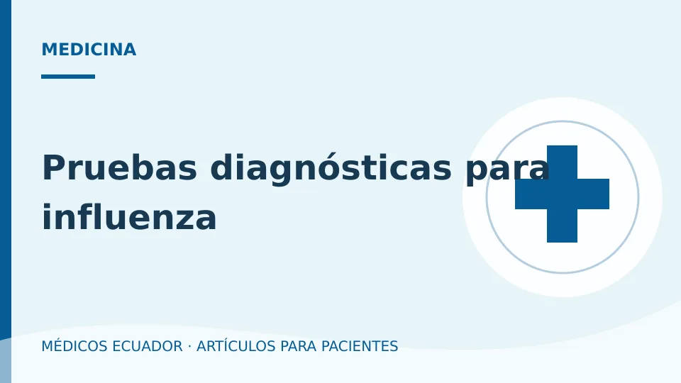 Imagen del artículo Pruebas diagnósticas para influenza