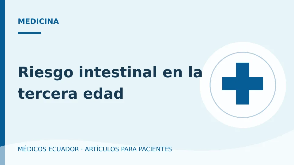 Imagen del artículo Riesgo intestinal en la tercera edad