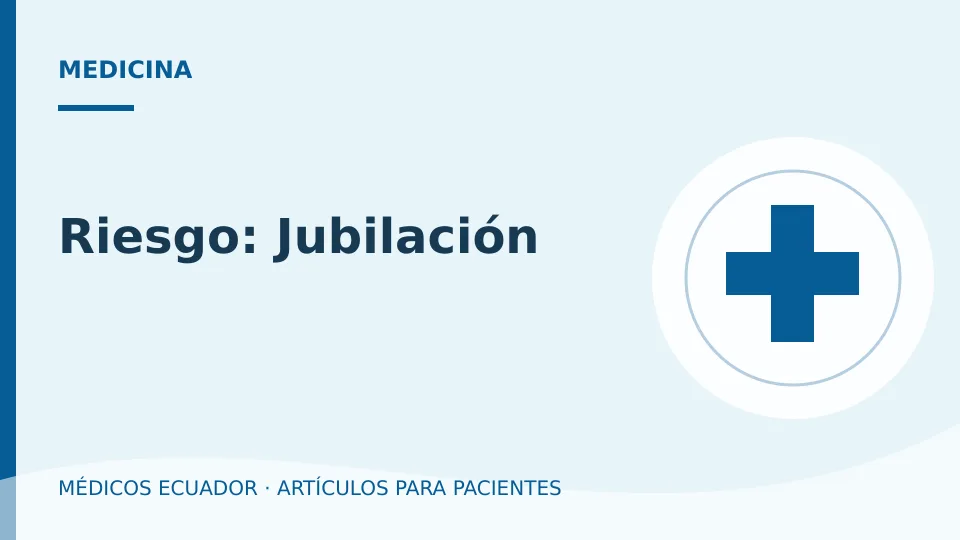 Imagen del artículo Riesgo: Jubilación