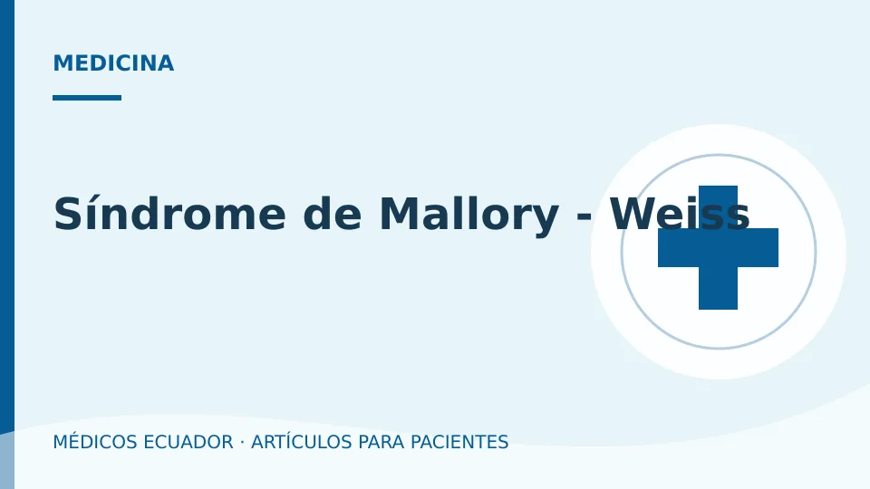 Imagen del artículo Síndrome de Mallory - Weiss