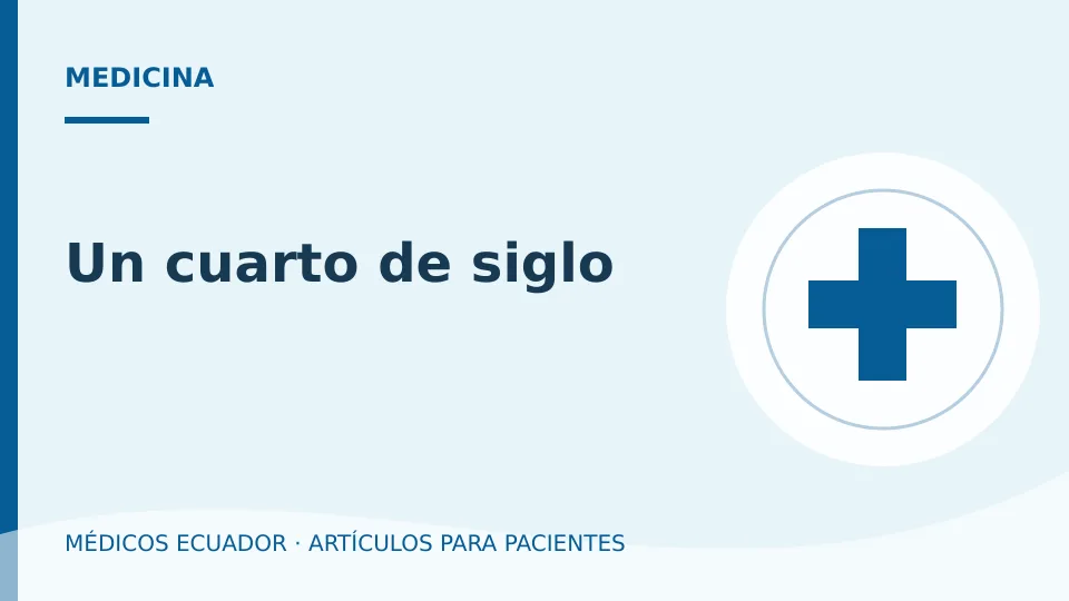 Imagen del artículo Un cuarto de siglo