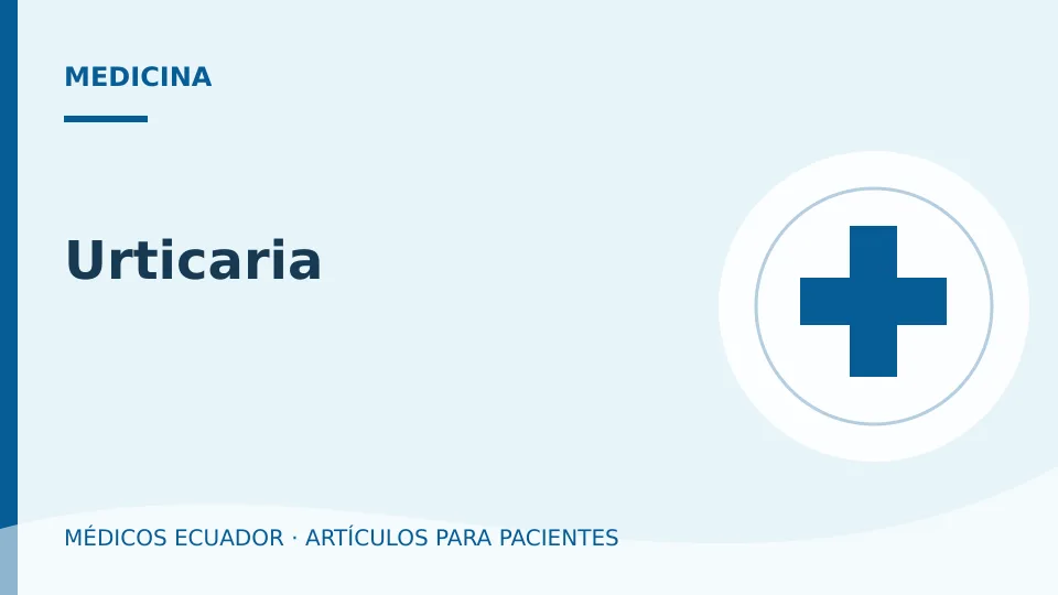 Imagen del artículo Urticaria