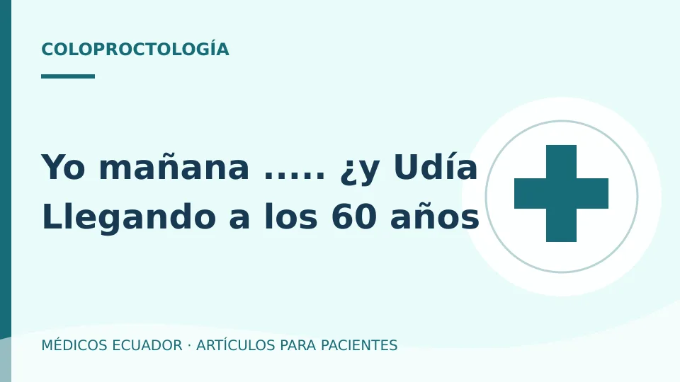 Imagen del artículo Yo mañana ..... ¿y Udía Llegando a los 60 años