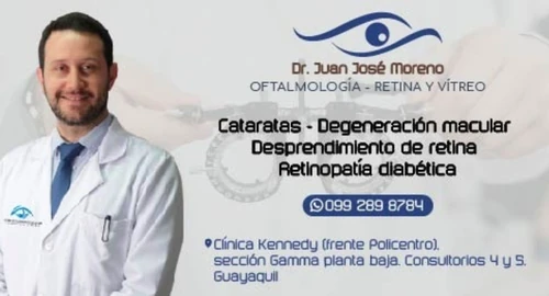 Dr. Juan José Moreno, Oftalmólogo Retina y Vítreo en Guayaquil