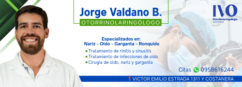 Dr. Jorge Valdano B., otorrinolaringólogo en Guayaquil