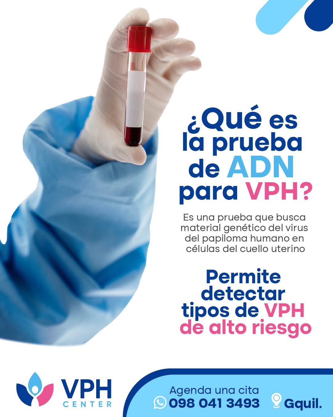 Prueba de ADN para VPH: para qué sirve